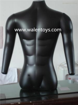 China New Inflatable Male/Female Half Body Mannequin Inflatable Torso Model for sale