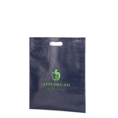 China China Eco-friendly Factory Promotional Custom Boutique Die Cut Shopping Bag Eco Friendly Non Woven Bag for sale