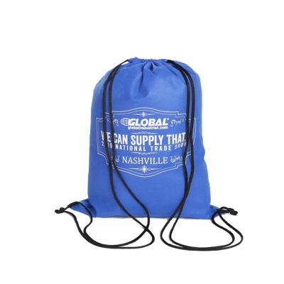 China Best Price Eco-friendly Custom Nonwoven Drawstring Bag Shopping Backpack Bag With Custom Printed Logos For Clothing And Sports for sale