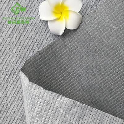 China 100% White Polyester Moth Repellent Wholesale Dot RPET Bonding Fabrics For Bags for sale