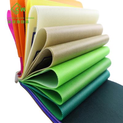 China Waterproof Promotional Eco Woven Fabric Elastic High Quality Non Woven Fabric for Bags and Lining for sale