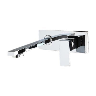 China Wall Mounted Thermostatic Faucets Bathroom Basin Taps Spout Vanity Sink Mixer Tap Brass Basin Faucet for sale