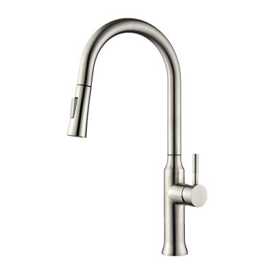 China 304 Stainless Steel Kitchen Faucets Thermostatic Faucet Pull Out Cold Mixer Taps and Hot Kitchen Faucets Kitchen Sink Faucet for sale