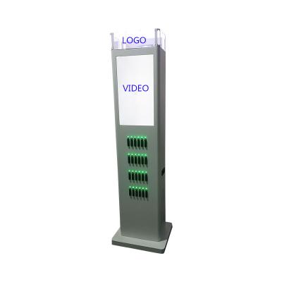 China Rental Power Bank Station Cheap Price 24 Slot Power Bank Vending Machine Advertising Battery Rental Business en venta