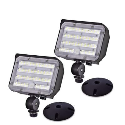 China North American Landscape Articulation LED Arm Mount IP66 Super Bright Waterproof Articulation Grade AC120-277V Mount Led Flood Lights for sale