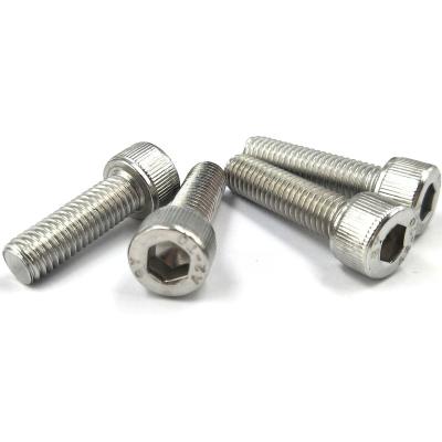 China DIN912 HEX 304 Stainless Steel Caps Hexagon Head Hex Socket Bolt Screws M2.5 for sale