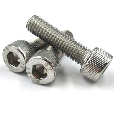 China HEX Factory Price DIN912 304 Stainless Steel Hex Socket Head Cap Screw Bolts M6 for sale