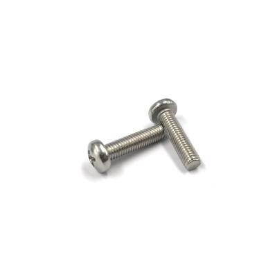 China Pan Bset Sales High Pressure Hardware 304Stainless Tool Steel Phillips Slotted Pan Head Machine Screw For Electronics for sale