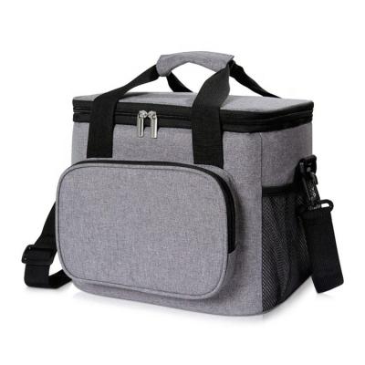 China OEM Logo Large Capacity Eco Friendly 600D Waterproof Picnic Lunch Bag Custom Insulated Cooler For Office for sale