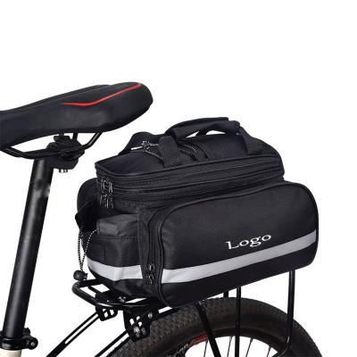 China Muti-fuction Small Pannier High Quality Bicycle Mountain Pannier Bike Shelf Rack Rear Bag With Rain Cover Bike Backseat Carrier Bag Trunk Bag for sale