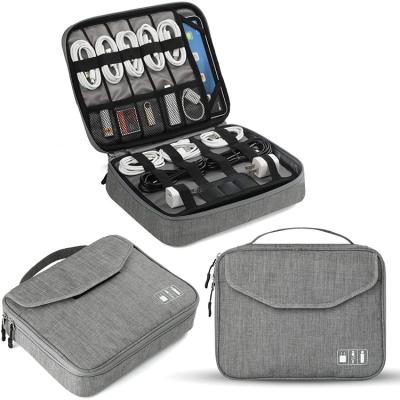 China Travel Instrument Organizer Accessories Carry Bag Digital USB Cable Viable Electronics Storage Charging Bags for sale