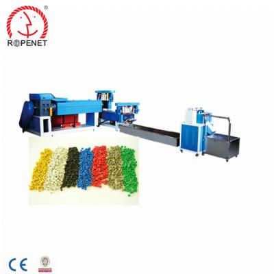 China ROPENET double screw PE granule waste plastic water recycling cooilng recycle machine for sale