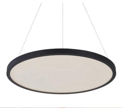 China New Modern Design LED Ceiling Light Indoor LED Pendant Light Indoor Office Round Panel Light 40W/60W Ultra-thin for sale