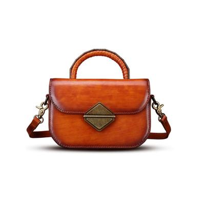 China 2022 High Quality Women's Handmade Handbags PORTABLE With Shoulder Strap Messenger Bag Original Light Luxury Italian Leather for sale