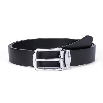 China High Quality Luxury Cowhide OEM 3.5CM Jeans Pin Buckle Belt Stainless Steel Business Belts Men Women Genuine Leather Belts Belt for sale