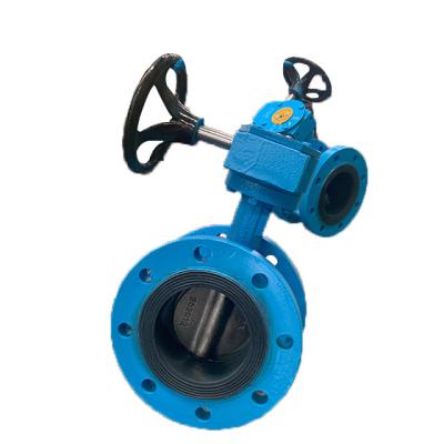 China General Price DN50 PN16 BS Full Flange Supplier Triple Butterfly Valves for sale