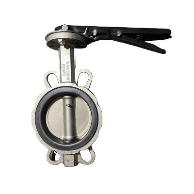 China General Handle Wafer Clamp Butterfly Valve With Hand Lever for sale