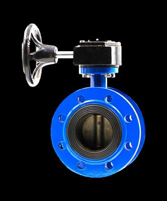 China PN1~PN1.6 General Stainless Steel Corrosion Resistant Manual Control Flanged Butterfly Control Valve for sale