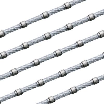 China High Performance Cutting 8.8mm Marble Granite 9.0mm Profiling Diamond Wire Saw Rope for sale