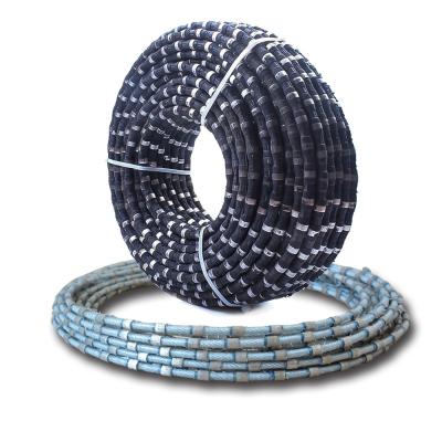 China High Performance Cutting Diamond Wire Rope Saw For Hard Quartz Granite Limestone Marble Cutting for sale