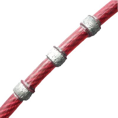 China High Performance Cutting Mini 6.3 mm 7.3 mm Diamond Multi Wire Saw Diamond Cutting Rope, multi-stone wire saw for sale