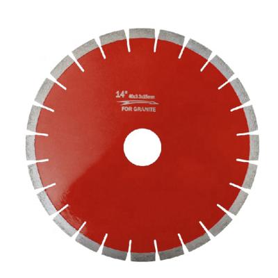 China fast cutting 350mm diamond circular saw blade for granite cutting 40*3.3*12 (15 for sale