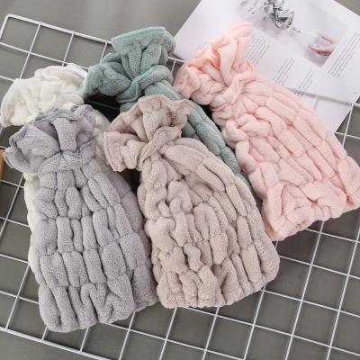 China Super Absorbent Hot Selling QUICK DRY Personalized Soft Magic Turban Twist Hair Wrap Microfiber Hair Towel For Women for sale