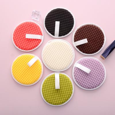 China Makeup Round Shape Makeup Remover Cotton Face Sponge Reuse Microfiber Washable Makeup Remover Pads for sale