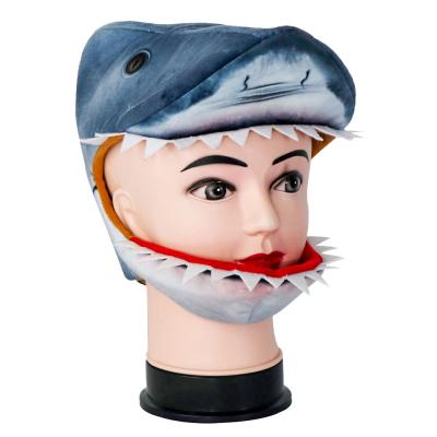 China Cosplay costume ODM factory animal costumes qualified hotselling shark headgear for kids game for sale