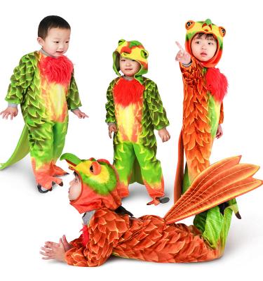 China Festival costume 2020 high quality hot sale factory kids costume parrot clothing for sale