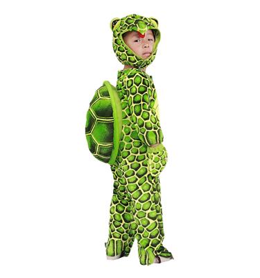 China Festival costumes factory cheap qualified animal green turtle jumpsuit kids plush clothing festival costumes for sale