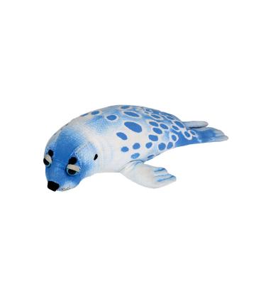 China Simulation Soft Realistic Selling Popular Blue Toy Chinese Seal Plush Toy for sale