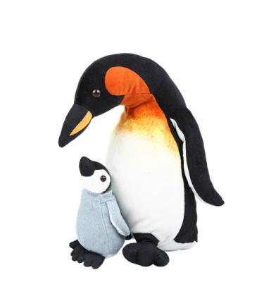 China Soft Toy Factory Qualified Plush Toy Hot Selling Mother And Son Penguin for sale