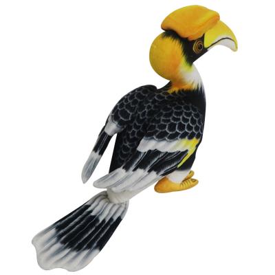 China 2020 New Design Soft Animal Bird Soft Toy Plush Toy Stuffed Big Hornbill Toy for sale