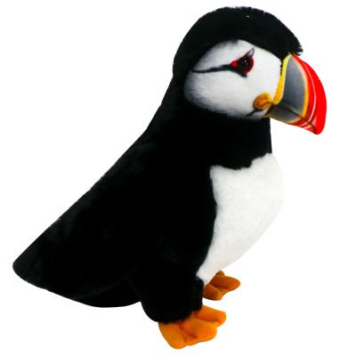 China Toy Manufacturer Soft Realistic Stuffed Plush Puffin Bird Soft And Comfortable Toys for sale