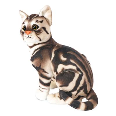 China Cute And Adorable Soft Toy Qualified Sitting Cat For Kids Present And Decoration for sale