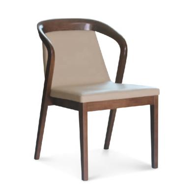 China Durable Classic Solid Wood Dining Chairs Popular High-Guard Dining Room Use Modern Dining Chairs ON SALE for sale