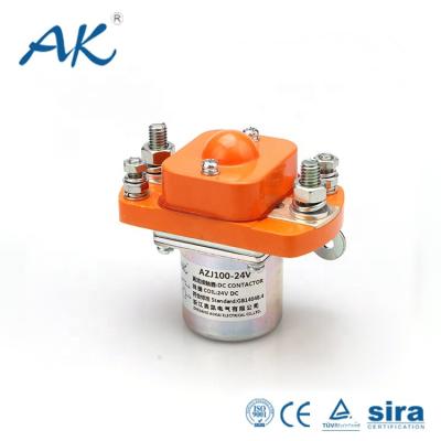 China AOKAI AZJ100 24V 100A Electric Vehicles Used in RV/Auto Relay/Protection for sale