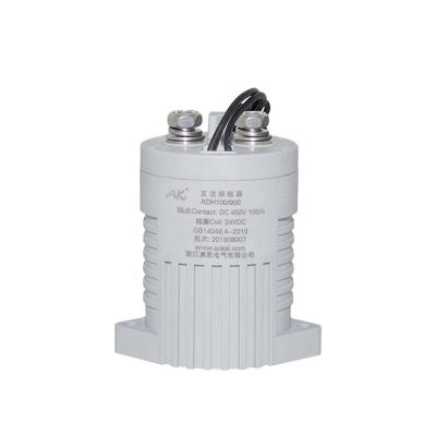 China DC Relay ADH100-E 12VDC 100A High Voltage Energy-Standard Type 1NO Contact For EV Charger System AOKAI High Voltage DC Relay for sale