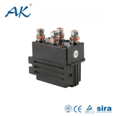 China Battery Powered Winches DC Contactor Relays High Voltage DC Relay Reversing Contactor 48V for sale