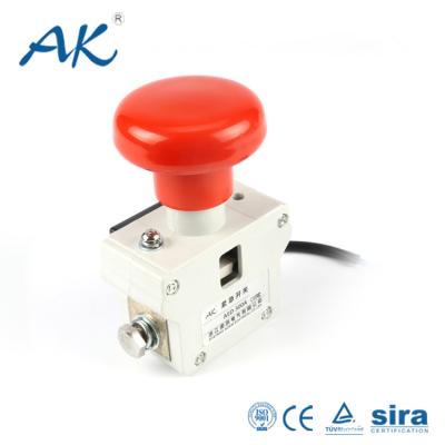 China AED300A 300A 80V Vehicles Battery Operated Push Button for 1NC AOKAI Vehicles Emergency Battery Operated Switch for sale