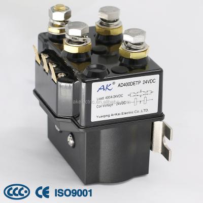 China Electric Vehicles 24V DC Contactor Used In Barge Deck Winch Short Life Duty 400A 2 Normally Open 2 Reversing Contactor Normally Closed for sale