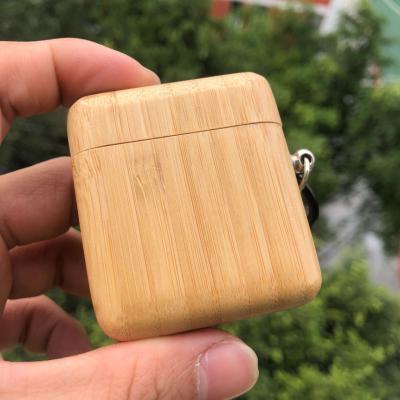 China 2020 Factory Direct Sale High Protective Natural Wood For Airpods Case For Airpods2 Case For Airpods Case Wood for sale