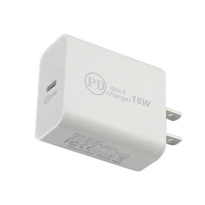 China 5V 2.4A/9V 1.8A/12V 1.5A 18w USB-C Charger Power Adapter OEM Fast Charger for iPhone 11 pro Max XR Xs 2019 for sale