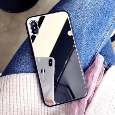 China Luxurious Anti-Knock Beauty Smartphone Mirror Phone Case For iPhone X Case Mobile Phone Accessories Cover for sale