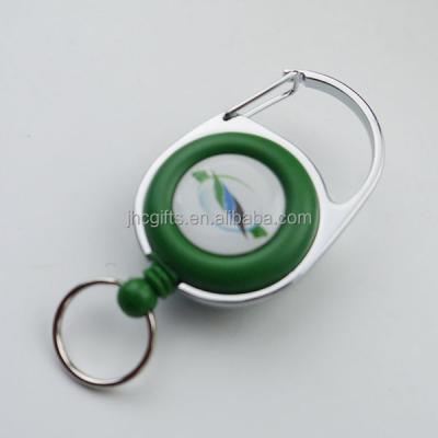 China Advertising Promotional Gifts Designer Lanyard ID Badge Holder Nurse Badge Holders Green Badge Reel Marker for sale