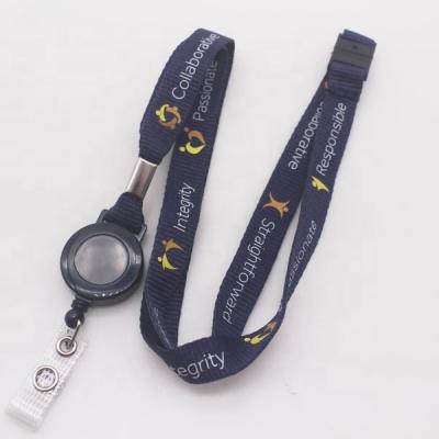 China Lanyards Neck Strap ID Badge Holders High Quality Environmental Friendly Silk Screen Polyester Fancy Lanyard for sale