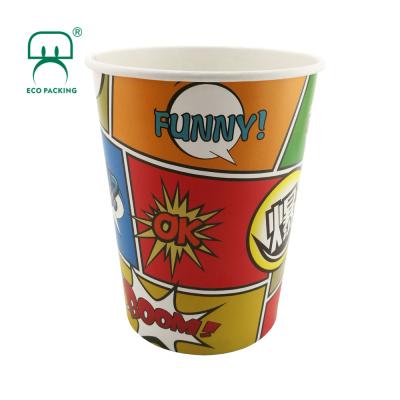 China 32oz 32oz 1000ml Container Paper Cup Disposable Paper Bag Bucket Plastic Bowl Popcorn Boxes for sale