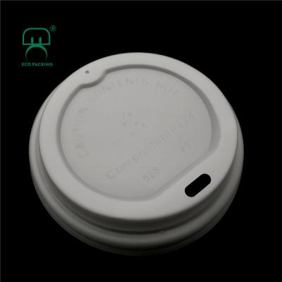 Cina 90mm 12oz 16oz 20oz Disposable Biodegradable Biodegradable Single Wall Paper Cup PLA Coffee Cup Lid in vendita