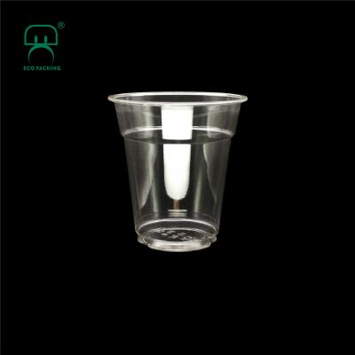 China 8oz 200ml 8oz Biodegradable Single Wall PLA Plastic Clear Cup for sale